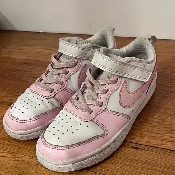 NIKE Pink Court Borough Low Sneakers - Picture 8 of 9